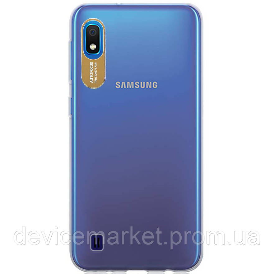 

Чехол Epic clear flash для Samsung Galaxy A10 (A105F, Бесцветный / золотой