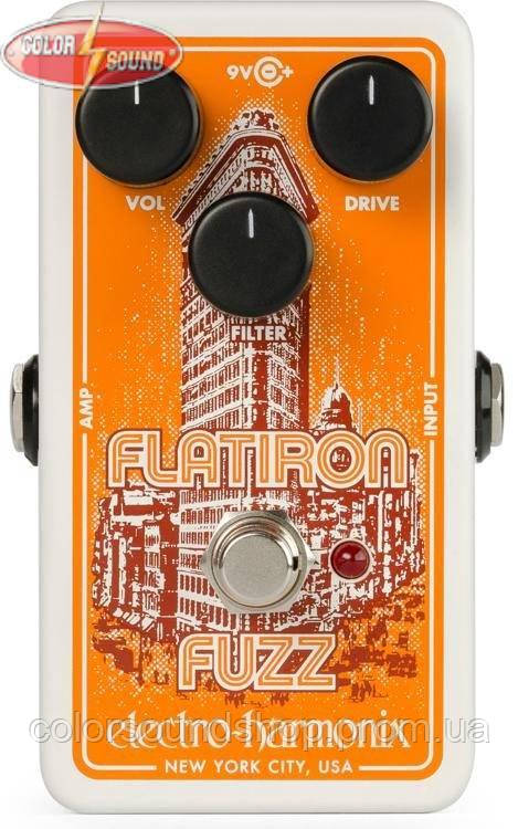 

ELECTRO-HARMONIX педаль эффектов для электрогитары ELECTRO-HARMONIX FLATIRON FUZZ