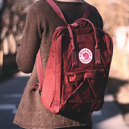 

Рюкзак Fjallraven Kanken Klassic 16л Бордовый/ Школьный портфель Канкен Классик 16л