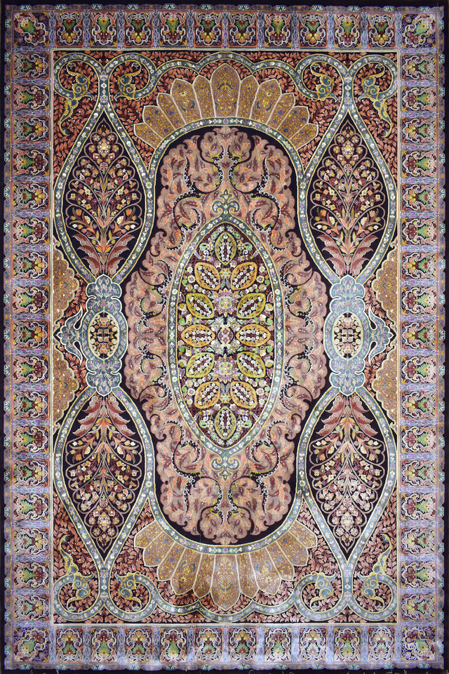 Ковёр персидский классический Eshgh brown