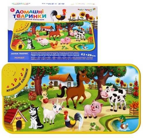 

Развивающий коврик Домашние животные (укр)