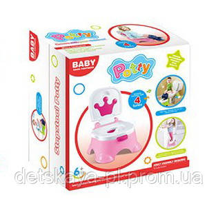 

Горшок музыкальный детский BABY 68011 розовый