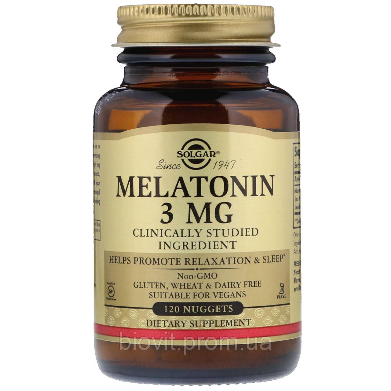 

Мелатонин (Melatonin) 3 мг 120 таблеток