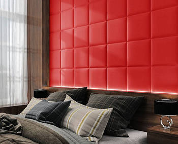 Панель Родео червоне Розмір 50х50 см. Готові дизайнерські рішення
