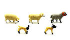 Фігурки овечок, мініатюрні тварини для діорами або декорації, масштаб 1:25, 1 шт., фото 2