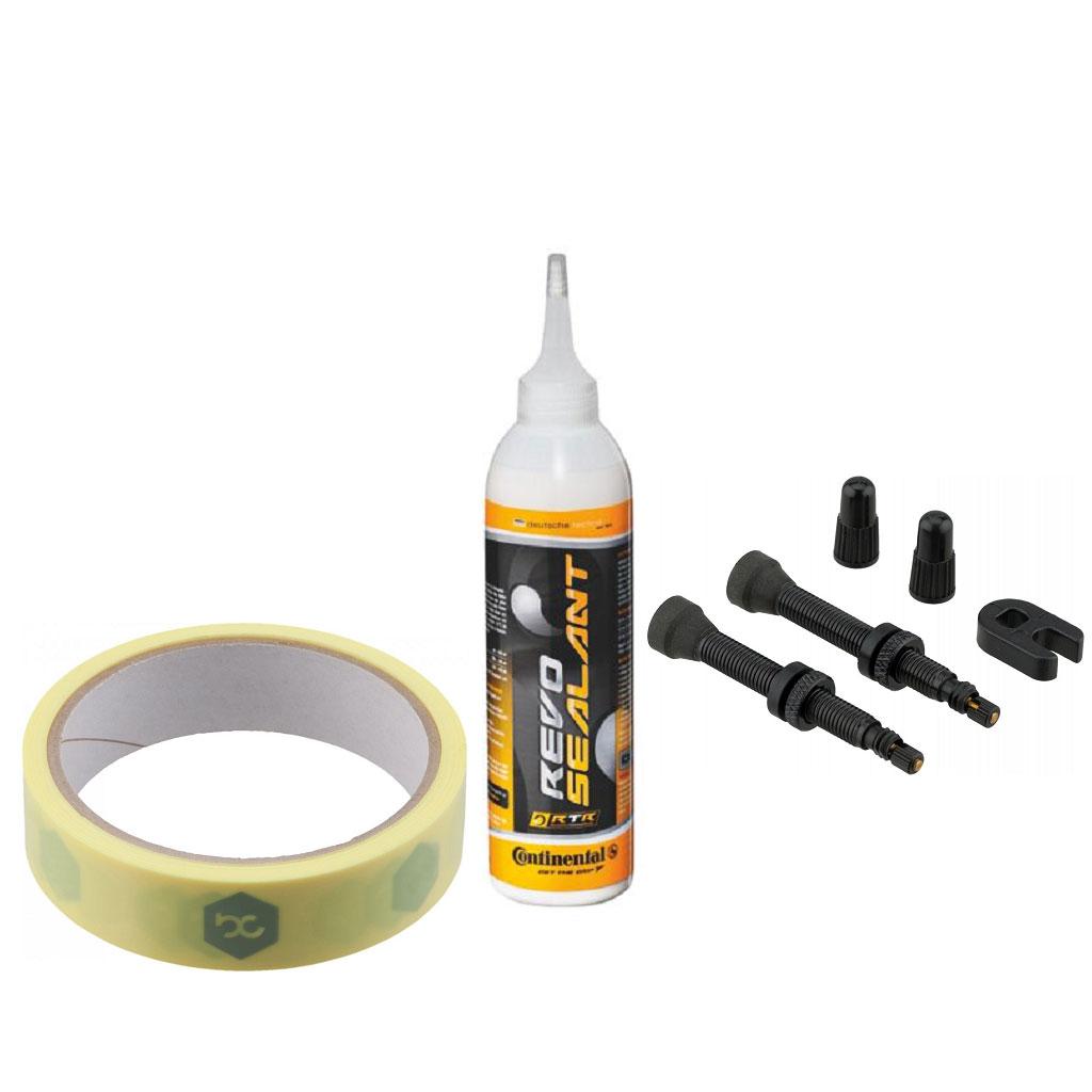 

Бесскамерный набор Continental 29mm (лента, ниппель, клей)