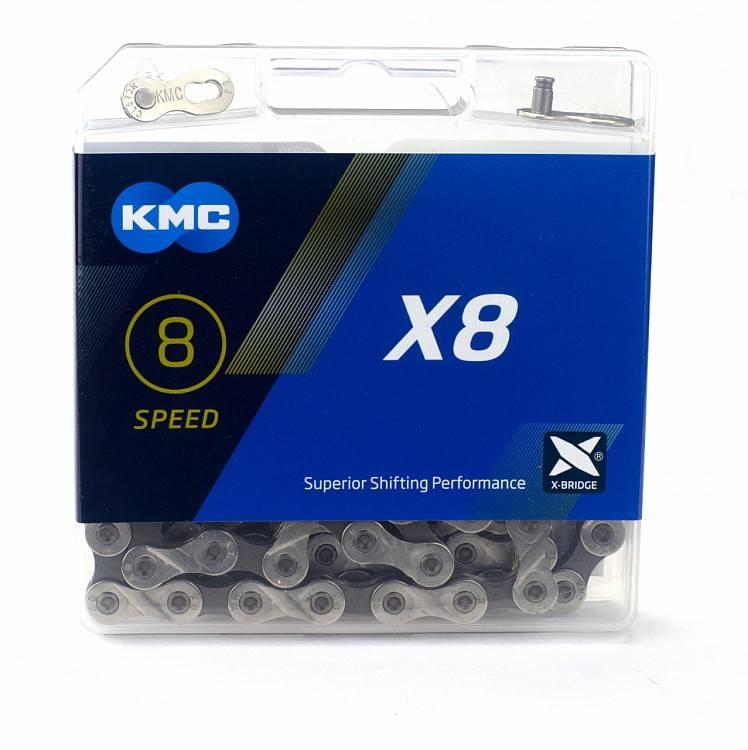 

Цепь KMC X8 8 скоростей 116 звеньев + замок