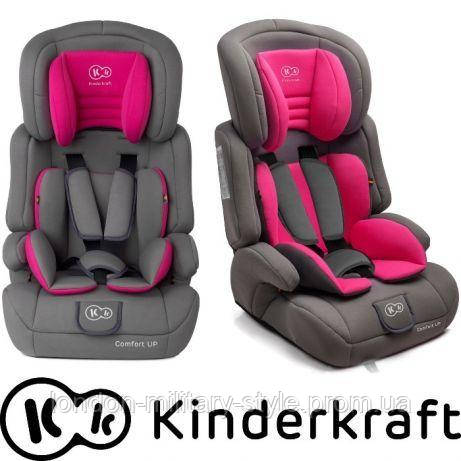 

Автокресло Kinderkraft Comfort UP 9-36 кг серо-розовый, Серый