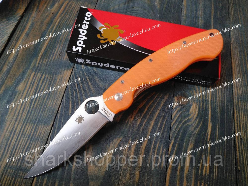 

Нож складной PA60-OG Spyderco Orange Фирменный