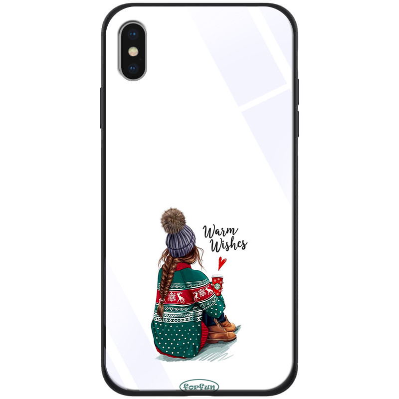 

TPU+Glass чехол ForFun для Apple iPhone X / XS (5.8")