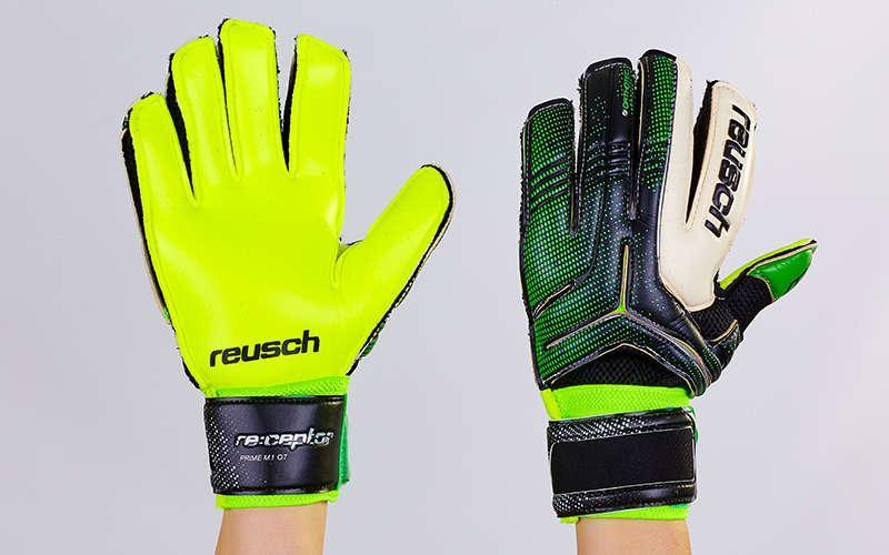 

Перчатки вратарские REUSCH Goalkepeer Gloves 869 размер 8 Black-Green-White