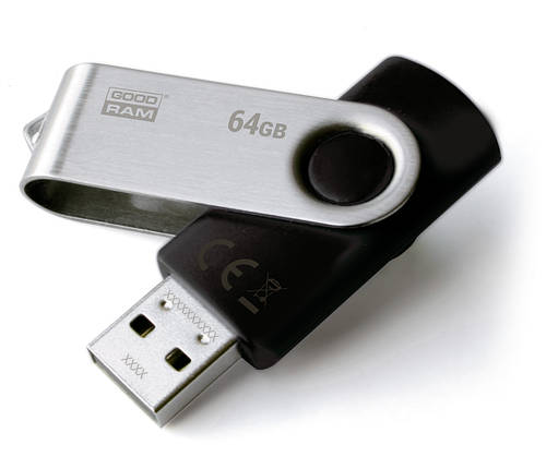 Флешка USB GoodRam 64GB UTS2 Twister Black (UTS2-0640K0R11), фото 2