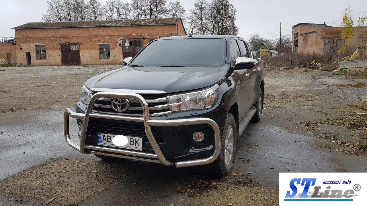 

Кенгурятник Toyota Hilux (15+) защита переднего бампера кенгурятники на для Тойота Хайлюкс Toyota Hilux (15+) d60х1,6мм