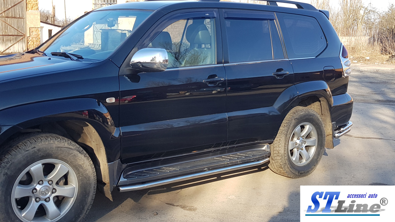 

Toyota Prado 120 (02-09) боковые пороги подножки труба на для Тойота Прадо 120 Toyota Prado 120 (02-09) d42х1,6мм