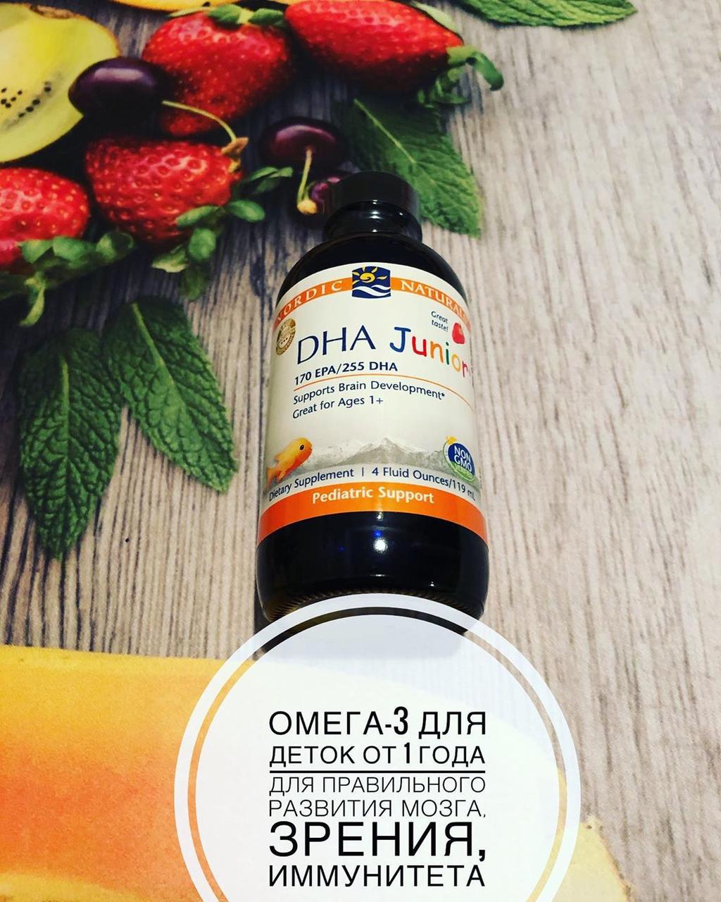 

Nordic Naturals, ДГК для детей, для детей старше 1 года, клубника, 119 мл (4 жидк. унции)