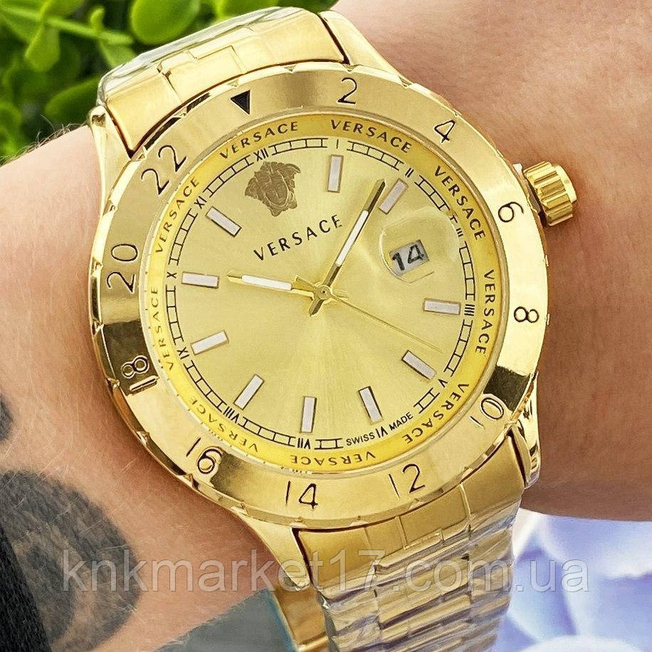 Versace 3104 All Gold Big: продажа, цена в Харькове. Наручные и карманные  часы от 