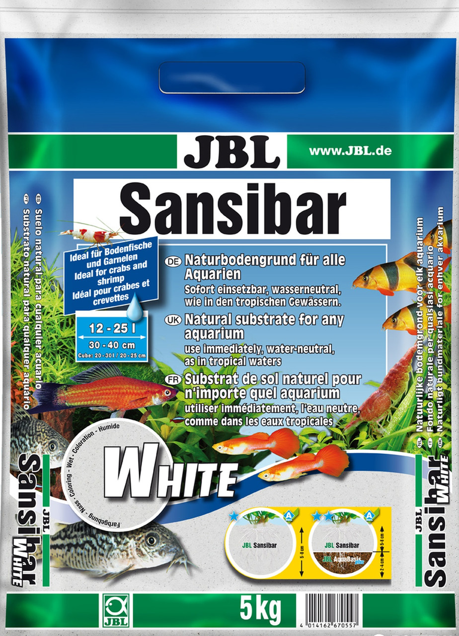 

Песок JBL Sansibar White 0.1-0.4 мм 5 кг Белый