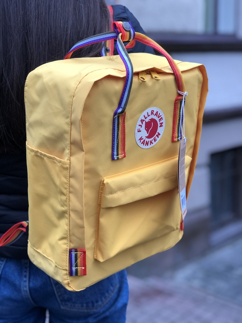 

Рюкзак Fjallraven Kanken Classic "Yellow Rainbow"