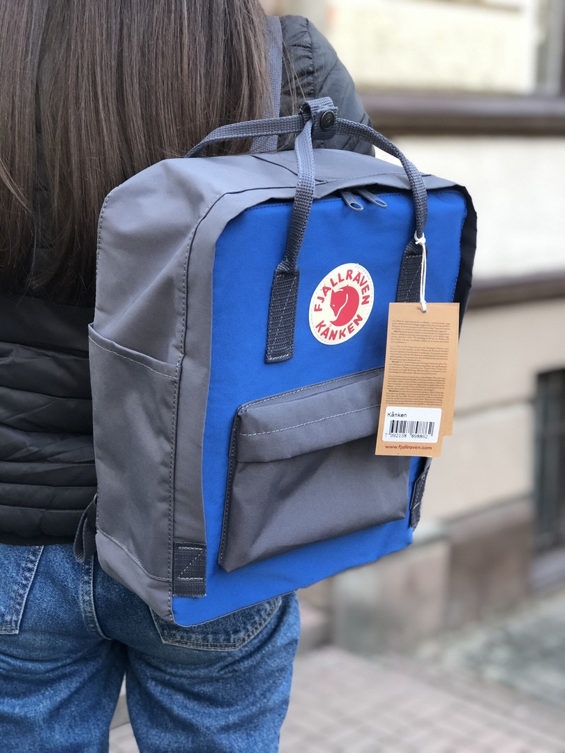 

Рюкзак Fjallraven Kanken Classic "Lake Blue-Graphite"