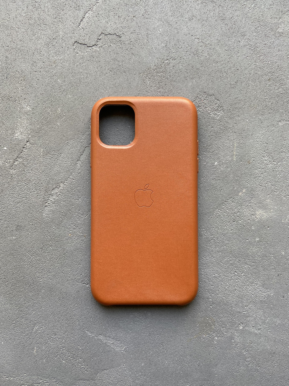 

Кожаный чехол на айфон 11 pro коричневый Apple iphone leather case saddle brown