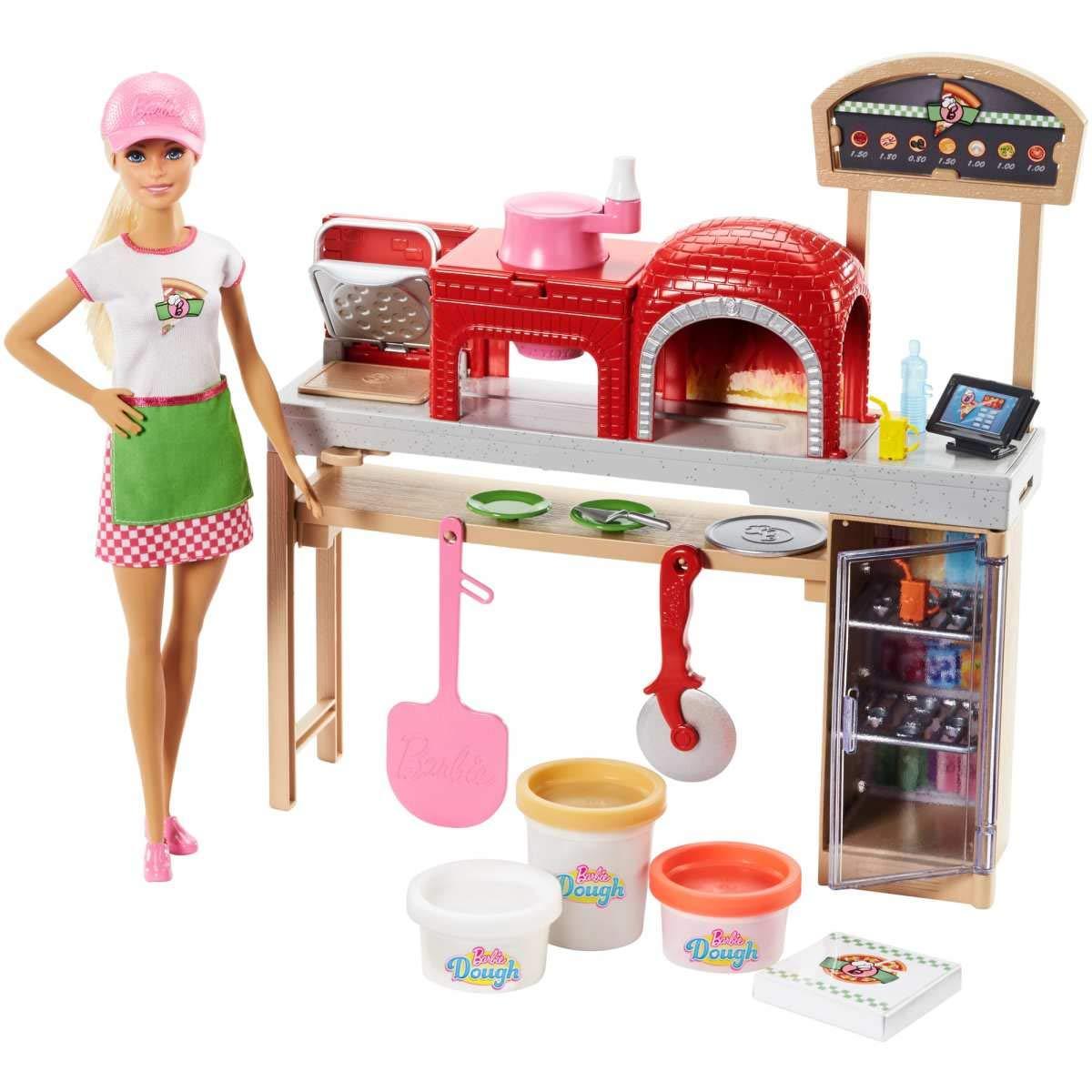 

Набор Барби Пицца-шеф с пластилином (Barbie Pizza Chef Doll and Playset)