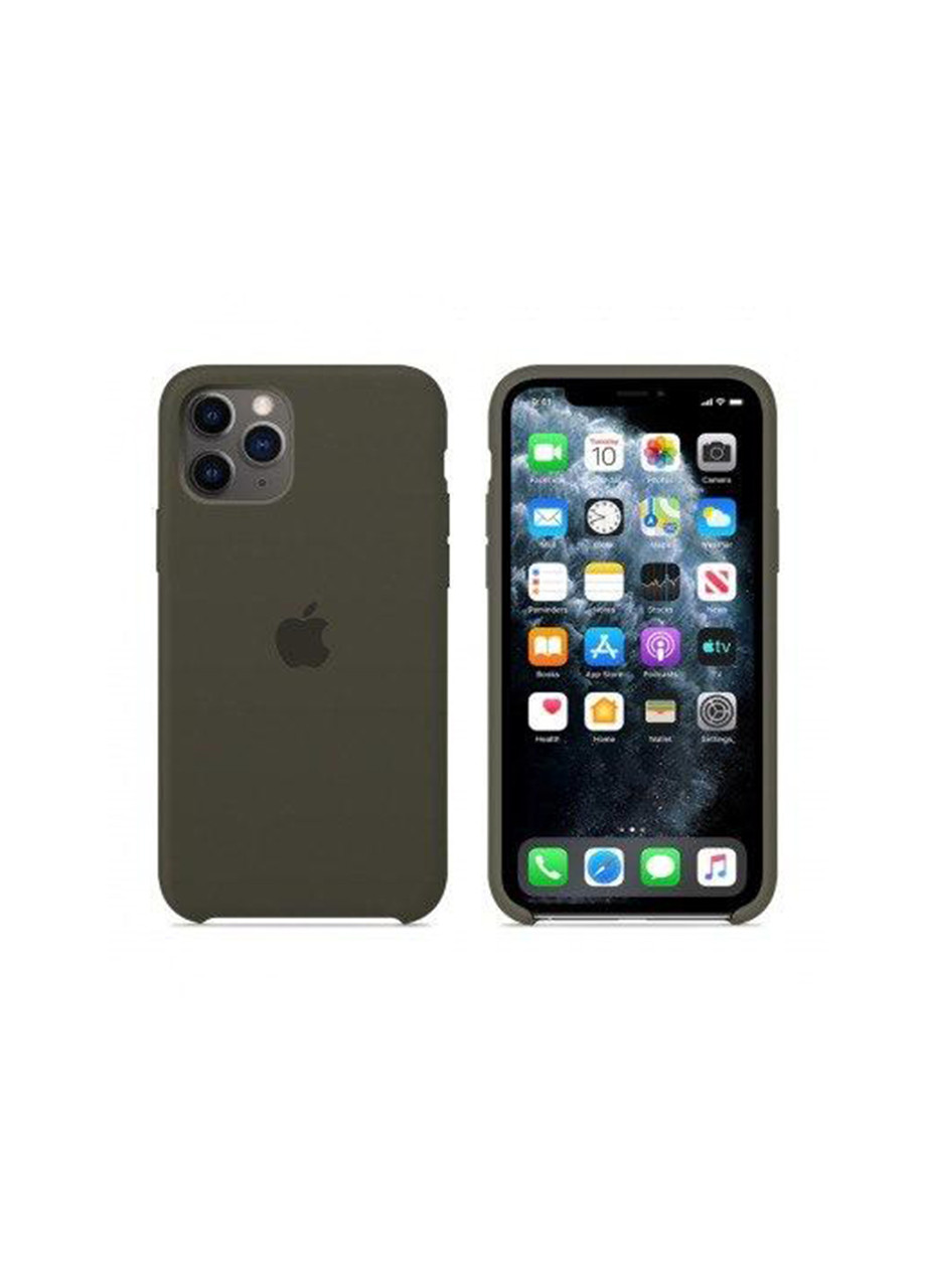 

Чехол ARM Silicone Case iPhone 11 dark olive, Оливковый