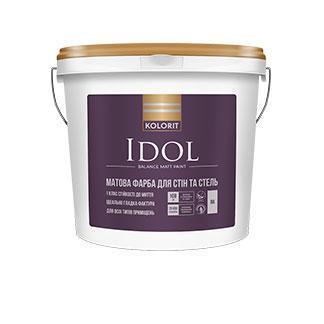 

Колорит белая водоэмульсионная матовая Idol, база А 2,7 л, Белый