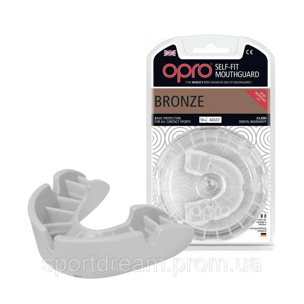 

Капа OPRO Bronze While (art.002184006)