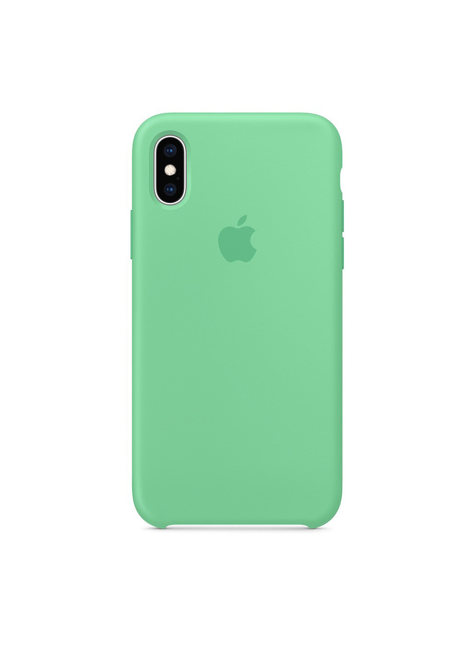 

Чехол Apple Silicone case for iPhone X/XS Spearmint, Мятний