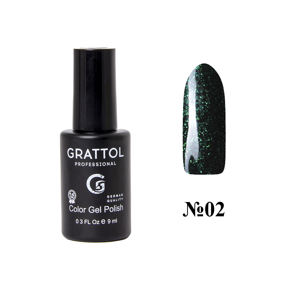 

Гель-лак Color Gel Polish Galaxy Emerald (N001-003) 9 мл Grattol