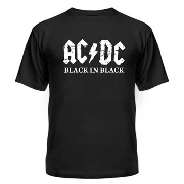 Футболка AC DC Black in Black