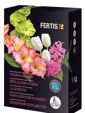 Добриво Fertis NPK 12-8-16+ME (1 кг) для квітів