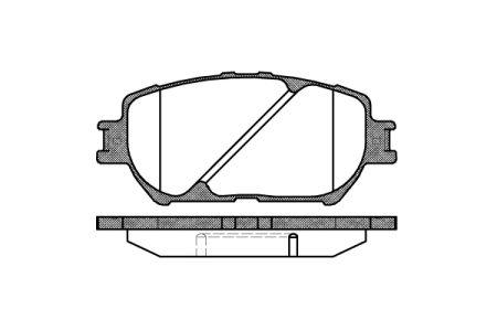 

Тормозные колодки, к-кт. TOYOTA SOLARA купе (_V3_) 2001-2008 г.