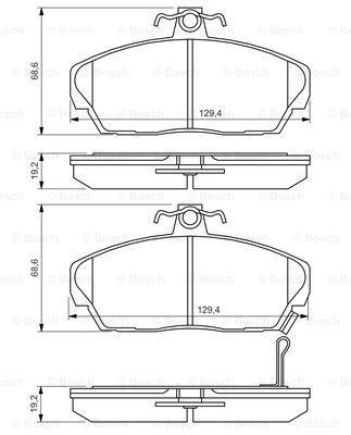 

Тормозные колодки к-кт. MG MG ZR / MG MG ZS / ROVER COUPE / ROVER 800 (XS) 1986-2006 г.