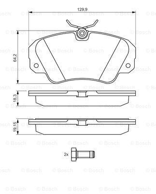 

Тормозные колодки к-кт. OPEL OMEGA A (V87) / OPEL OMEGA B (V94) 1986-2005 г.