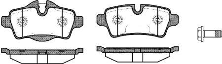 

Тормозные колодки, к-кт. MINI MINI (R56) / MINI MINI (R50, R53) 2001-2015 г.