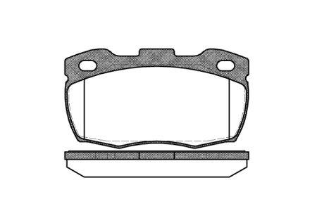 

Тормозные колодки, к-кт. LAND ROVER 90 (LDV) / LAND ROVER 88/109 (LR) 1961-2016 г.