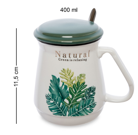 

Чашка с крышкой Natural 400 мл MUG-286/3