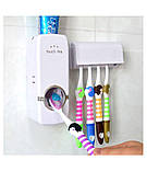 Дозатор для зубной пасты с подставкой для щеток, Toothpaste Dispenser, фото 2