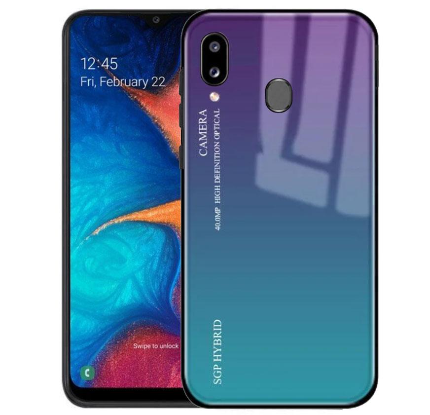 

Чехол-бампер Primolux Gradient Glass для Samsung Galaxy A20 2019 (SM-A205) / A30 2019 (SM-A305) - Purple, Фиолетовый градиент