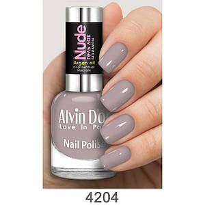 Лак для ногтей *NUDE с Аргановым маслом "Alvin D'or" ADN-4204 ULTRA GEL