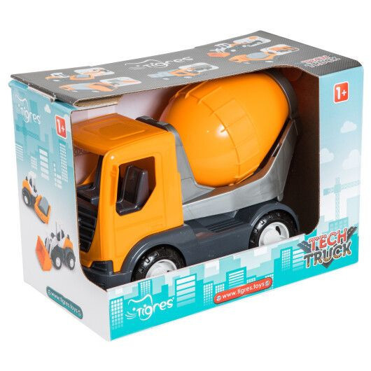 

Игрушечная машинка Авто "Tech Truck" 39477 (Бетономешалка)