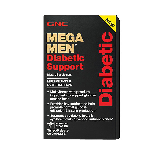 

Комплекс витамины и минералы для мужчин GNC Mega Men Diabetic Support 90 каплет