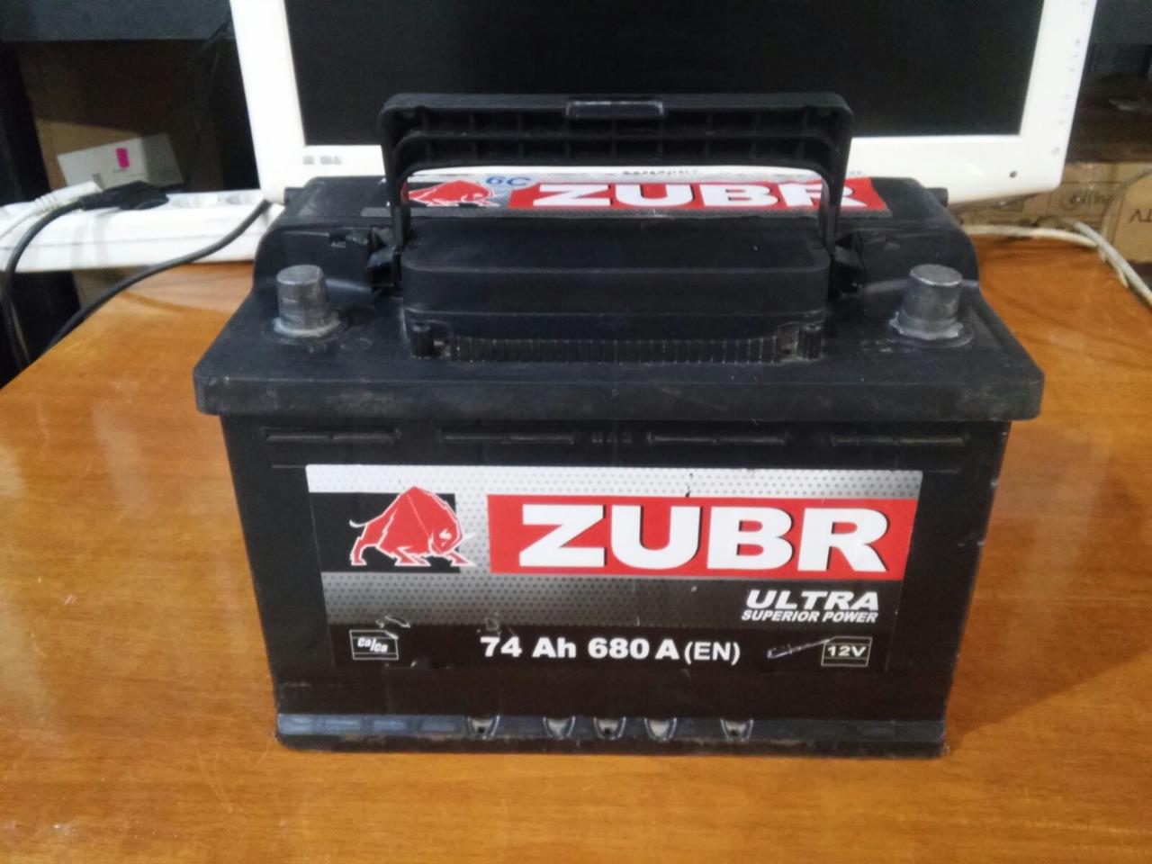 Аккумулятор Zubr Ultra (Зубр) 74 Ah 680 АНет в наличии