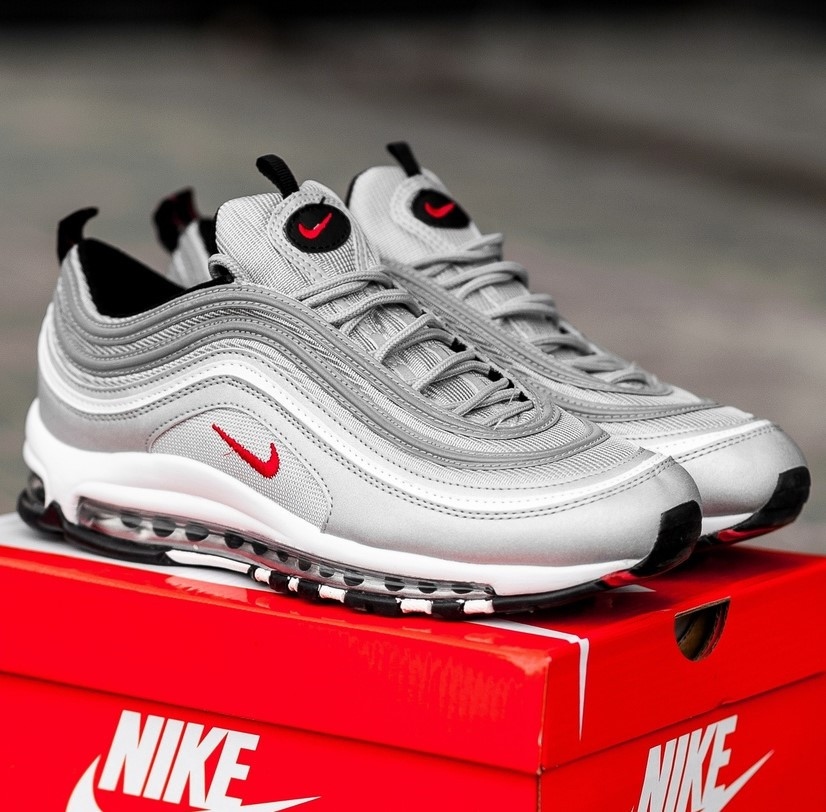 

Женские кроссовки Nike Air Max 97 Silver Bullet 1в1 Как Оригинал! Найк аир макс ТОП (ААА+) 43