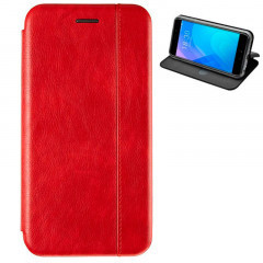 

Чехол книжка на Samsung A205 (A20) красный кожаный защитный чехол Gelius для телефона
