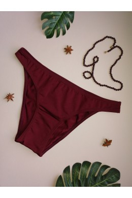 

Плавки купальные женские бордовые серии BURGUNDY ROSE XL, Бордовый