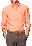 Розовая , голубая, персиковая, бирюзовая, мятная рубаха из льна 40-72+размер любой, фото 10