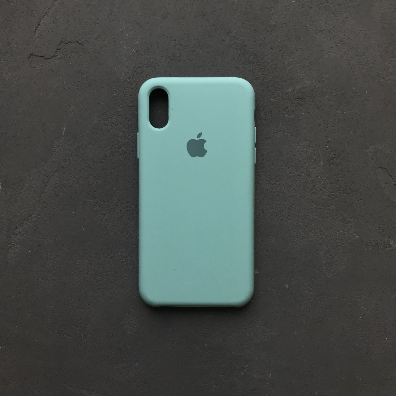

Силиконовый чехол на айфон XsMax голубой Silicone Case iPhone XsMax sea blue