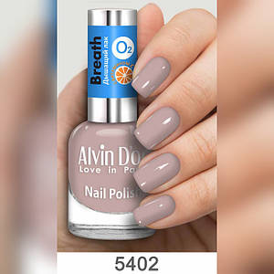 Лак для ногтей *Дышащий "Alvin D'or" ADN-5402 Breath  с витамином С 15мл